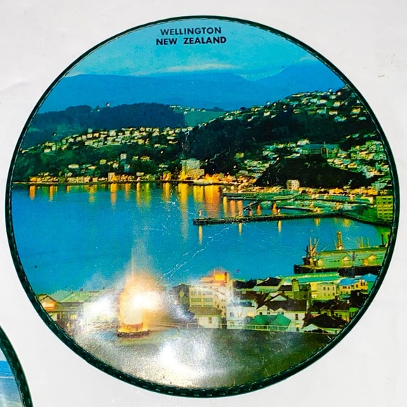 Vintage New Zealand Photo Coasters Set of 5 - Picture 4 of 10